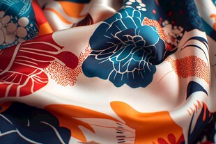 绚丽多彩的花卉图案