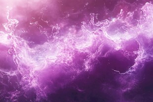 紫色抽象画