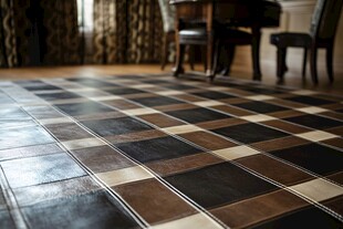 豪华格子地毯 房间内景