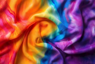 扎染风情的柔软面料