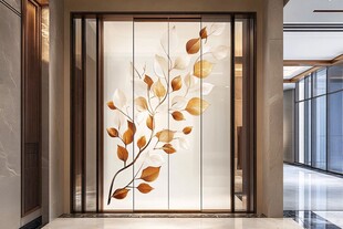 艺术玻璃门设计