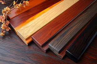 木纹饰面材料展示