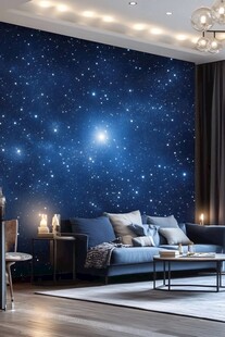 星空下的现代生活