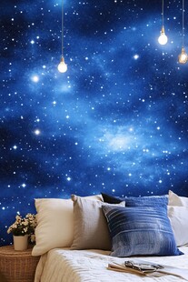 银河之夜的梦幻卧室