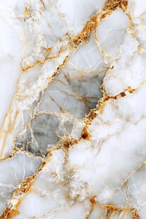 白色与金色纹理的大理石纹路