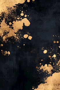 抽象金色与黑色纹理