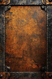 金属背景与工业元素