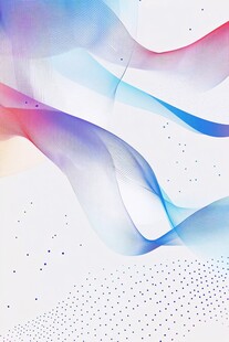 抽象的流体线条设计