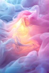 抽象的彩色烟雾图案