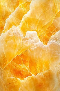 晶莹剔透的金黄色玉石纹理