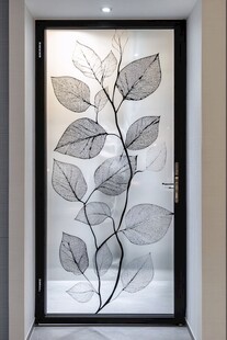 艺术玻璃门设计