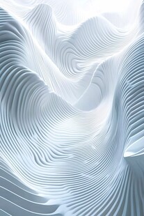 抽象波浪线图案