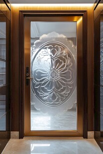 豪华玻璃门设计