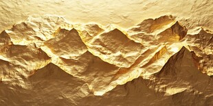 金色山脉纹理背景