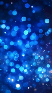 蓝色光斑的宇宙之旅