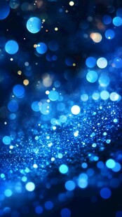 蓝色光斑的抽象视觉