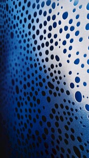 抽象的蓝色圆点图案