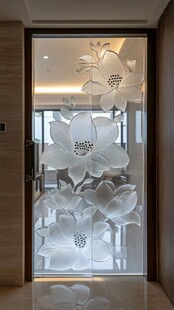 艺术玻璃门设计