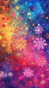 彩色雪花宇宙