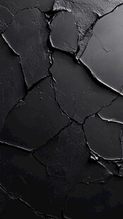 黑色裂纹表面