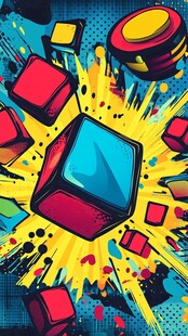 动态立方体爆炸