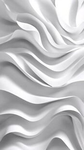 抽象白色波浪图案