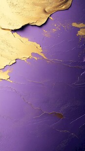 紫金涂鸦抽象画