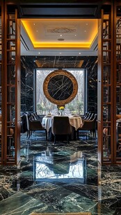 豪华餐厅的室内设计