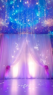 星光璀璨的婚礼舞台