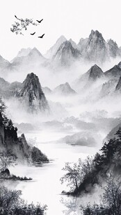 山水画中的中国风景