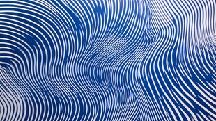 蓝色抽象线条图案