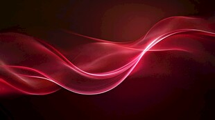 抽象红色波浪图案