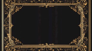 黑金相框的艺术魅力