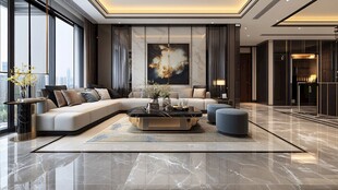 现代奢华客厅设计