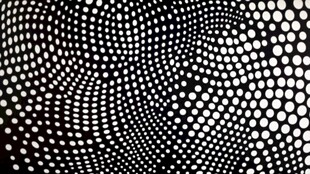 抽象黑白点状图案