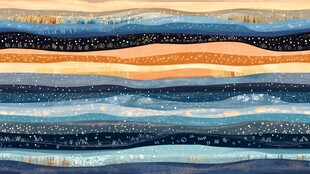 抽象的层次分明的风景