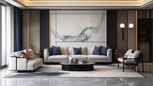 现代简约风格客厅设计