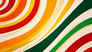 彩色抽象线条图案