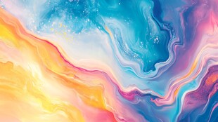 抽象色彩漩涡