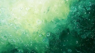 抽象绿色泡泡纹理