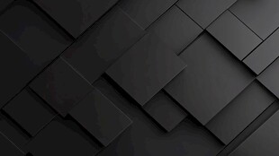 抽象黑色几何图形