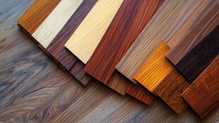 木地板样品展示