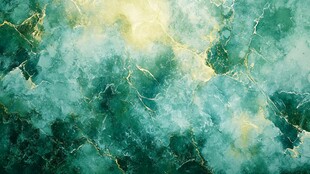 翠绿大理石纹理背景