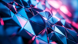 低多边形抽象艺术