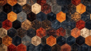 复古拼接纹理背景