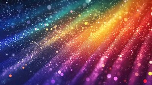 彩色粒子抽象图像