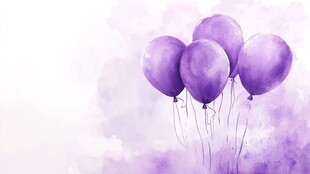 水彩气球艺术
