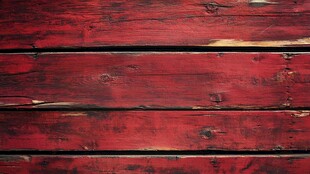 红色木板背景
