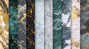 大理石纹理与色彩的交响曲