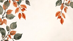 秋日暖阳下的宁静时刻